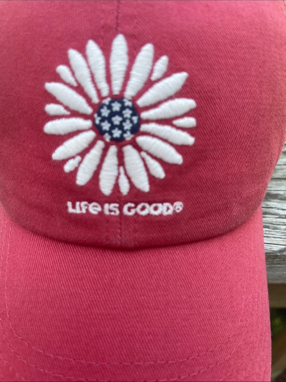 Life Is Good Americana Daisy Baseball Cap